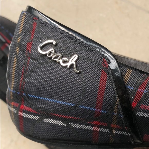 Coach Poppy Plaid Flats - Picture 5 of 5